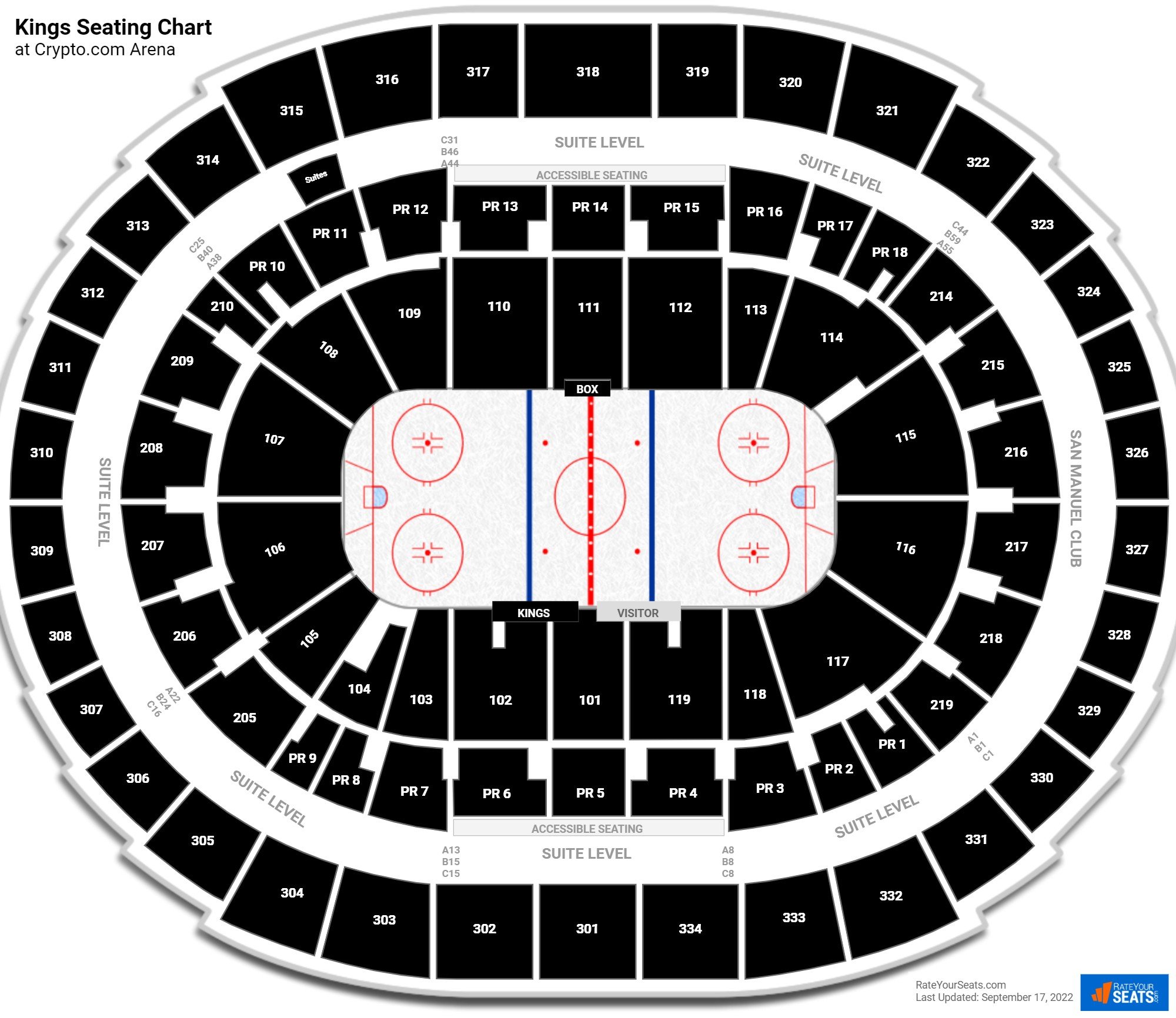 Staples Center Seating Chart Kings Game | Cabinets Matttroy
