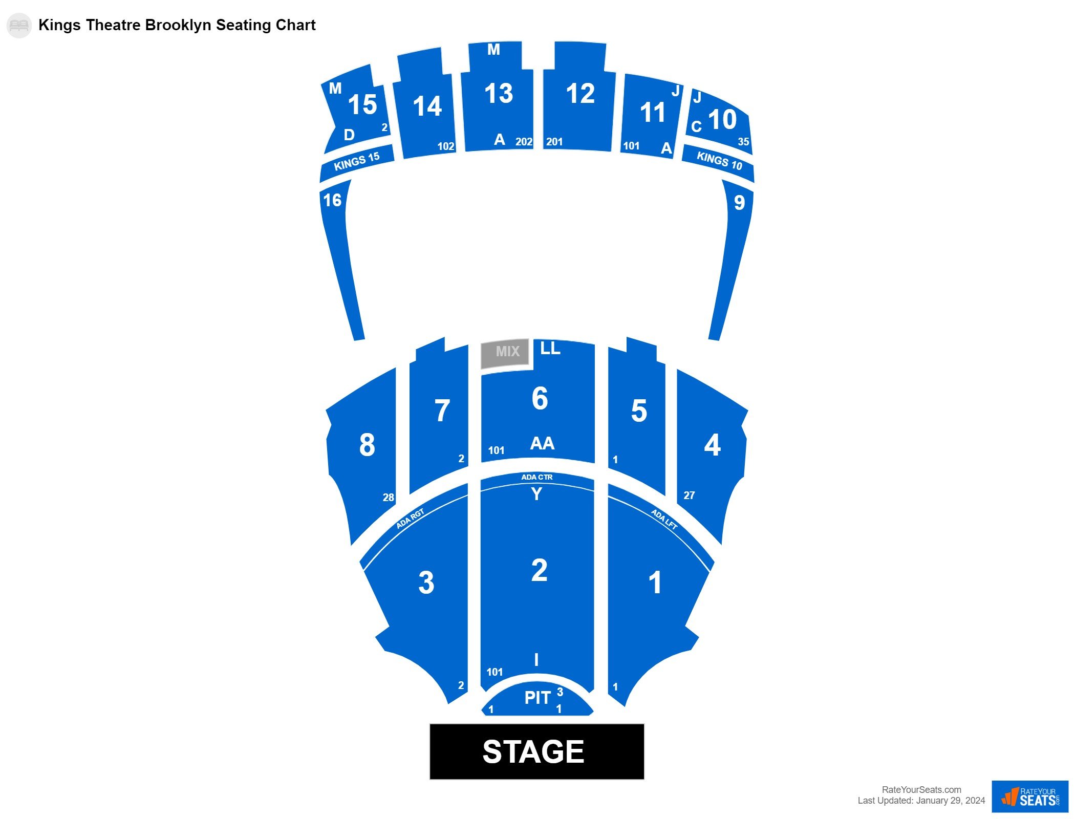 Kings Theatre Brooklyn Seating Chart