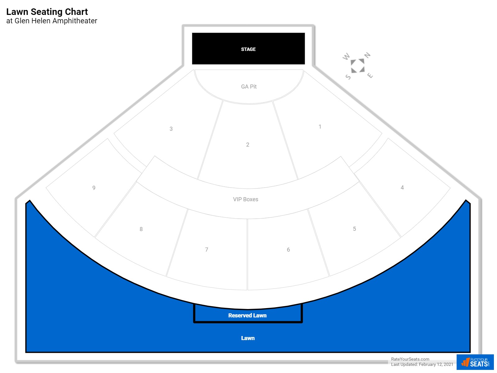 Glen Helen Hitheatre Seating Chart - Bios Pics