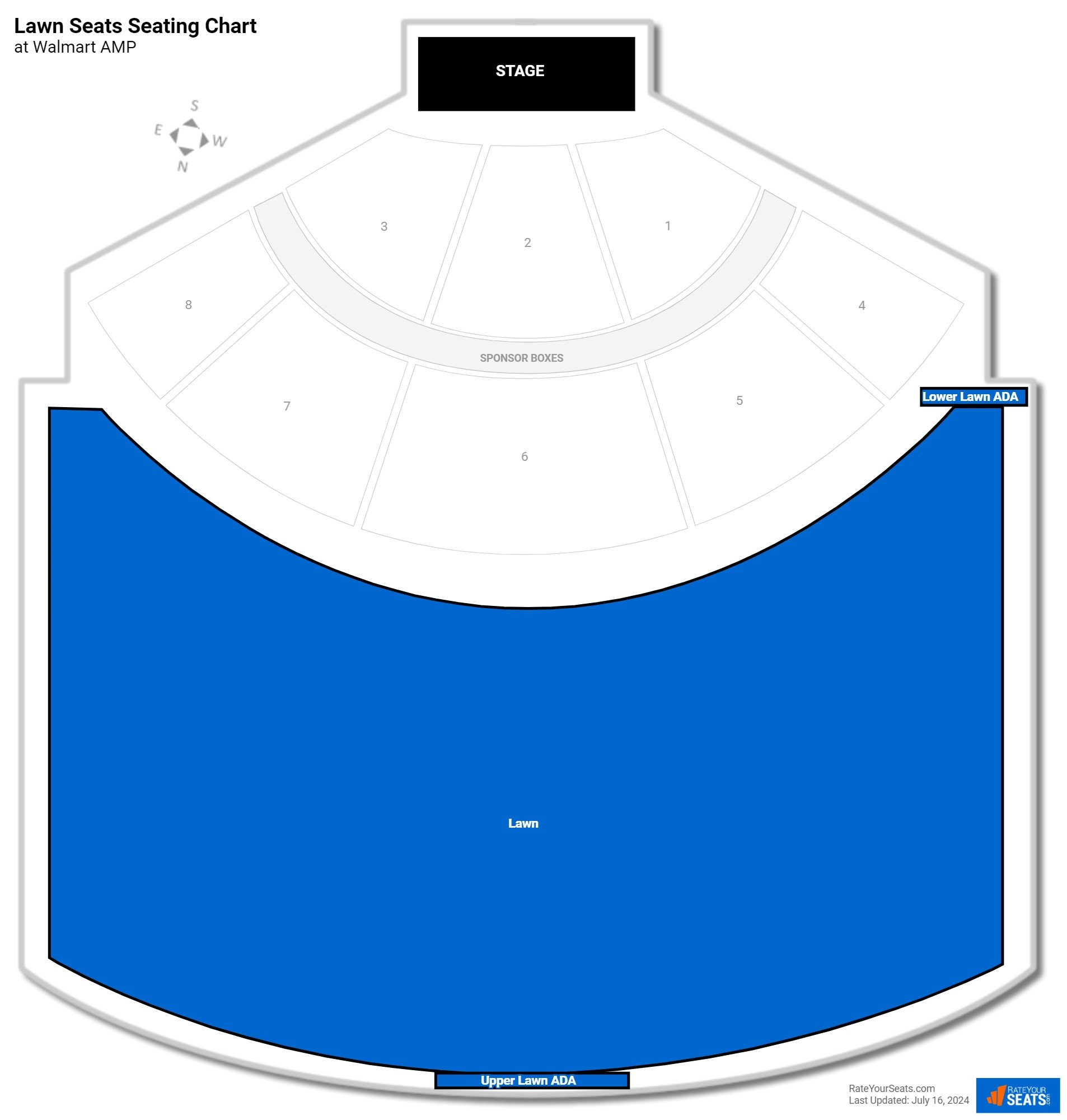 Walmart Amp Seating Chart With Rows And Seat Numbers