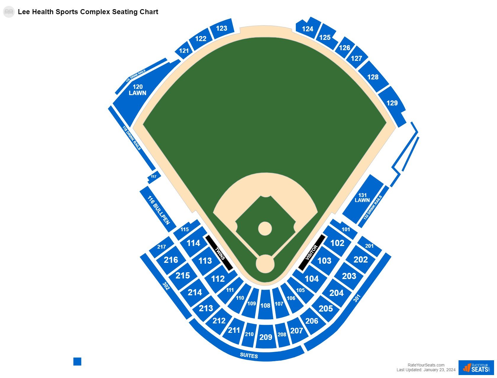 Lee Health Sports Complex Seating Chart - RateYourSeats.com