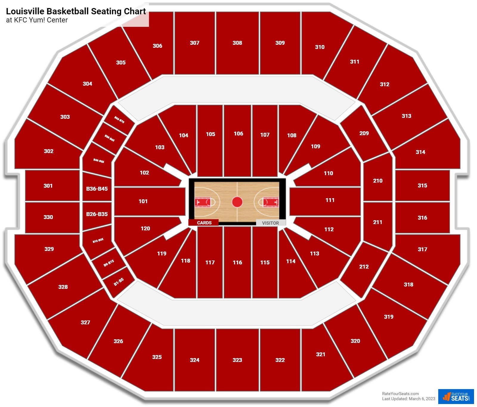 Louisville Basketball Arena Seating Chart | Cabinets Matttroy