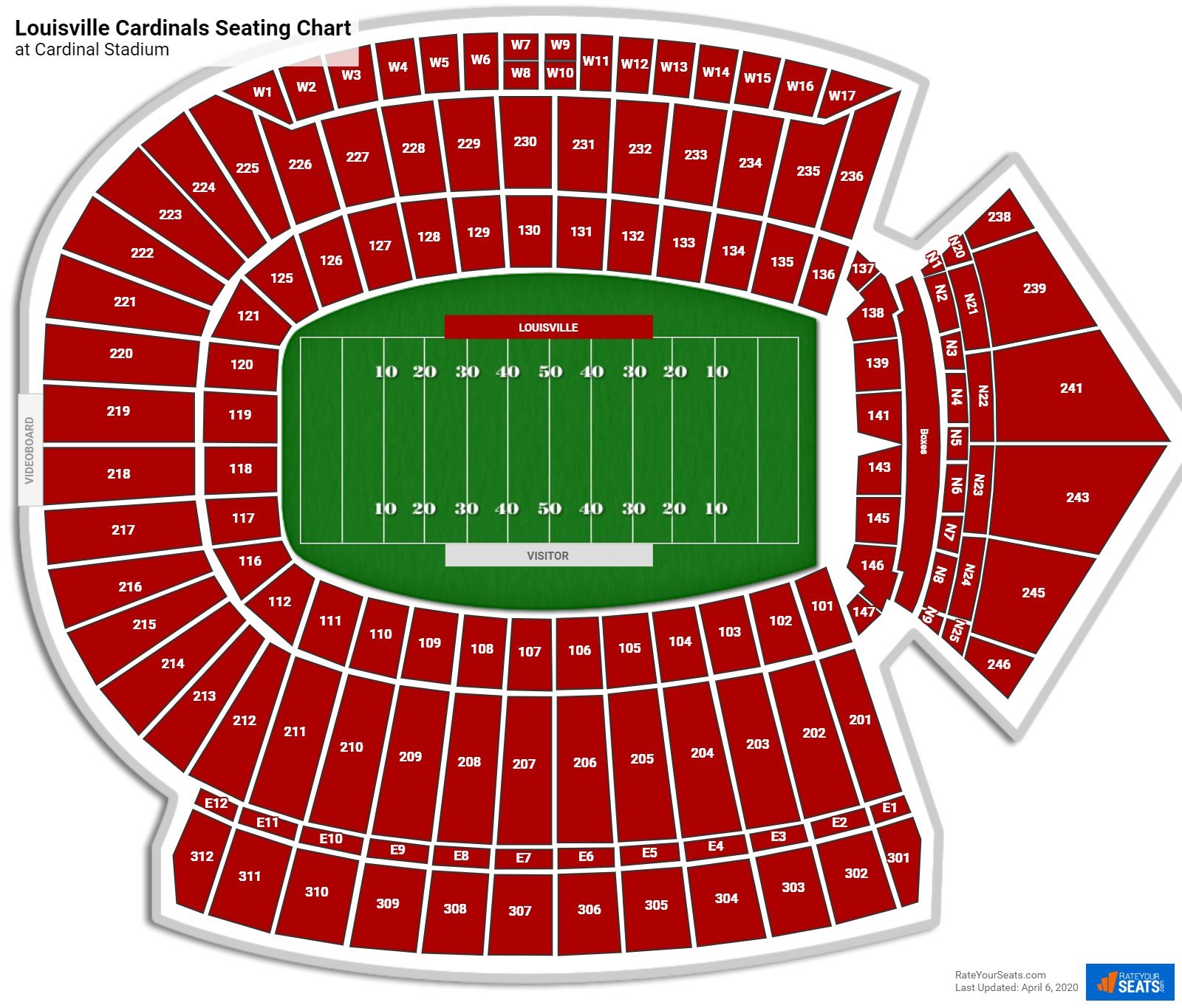 Notre Dame Football Seating Chart With Seat Numbers