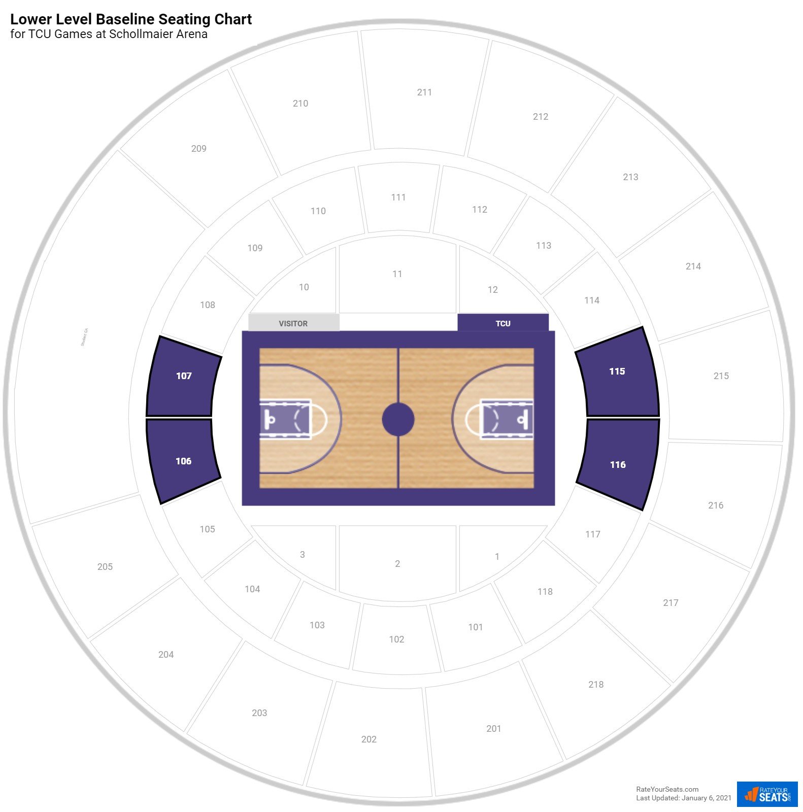 Ed And Schollmaier Arena Seating Chart