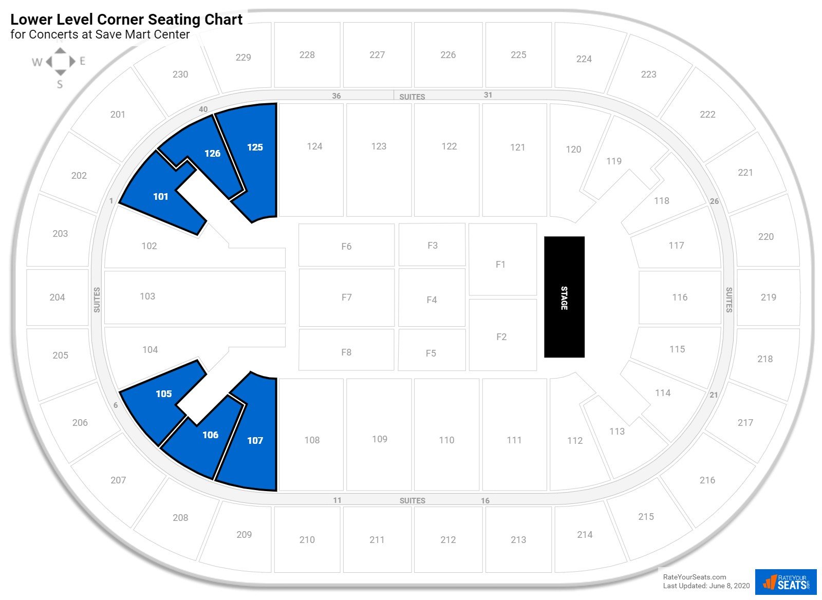 Save Mart Center Seating - RateYourSeats.com