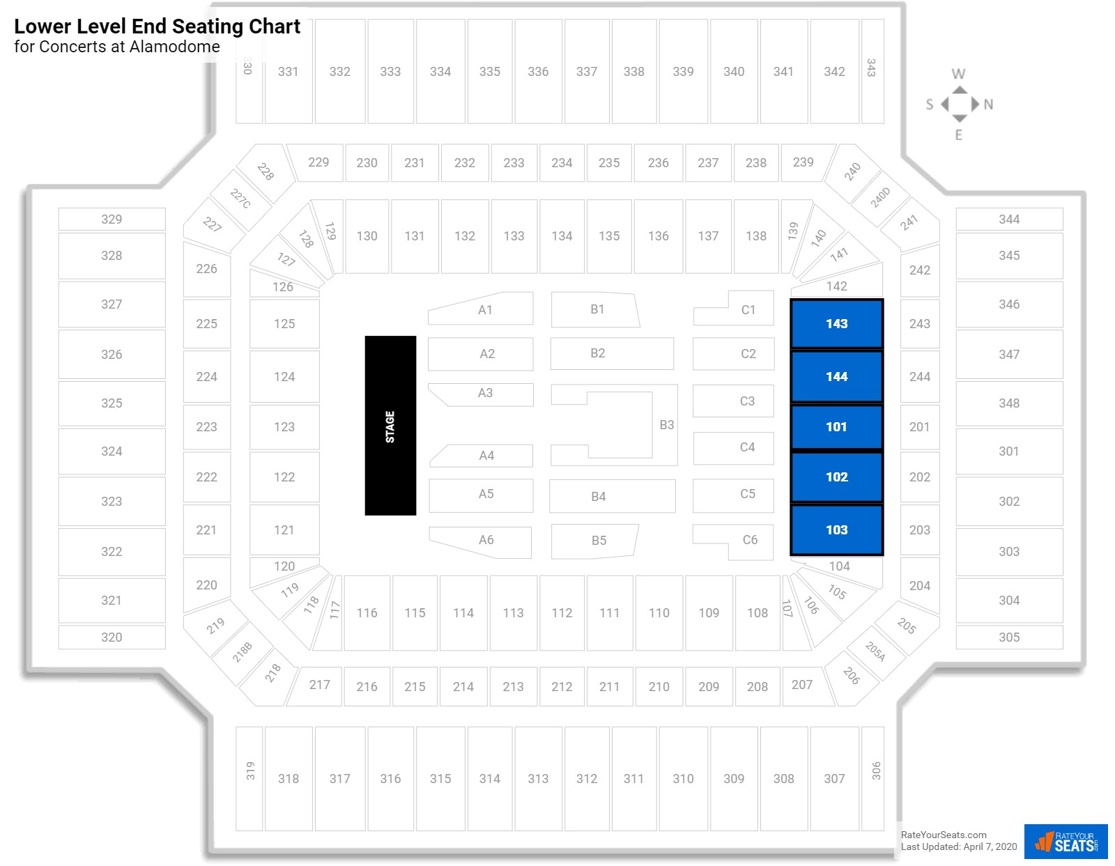 Alamodome Seating for Concerts