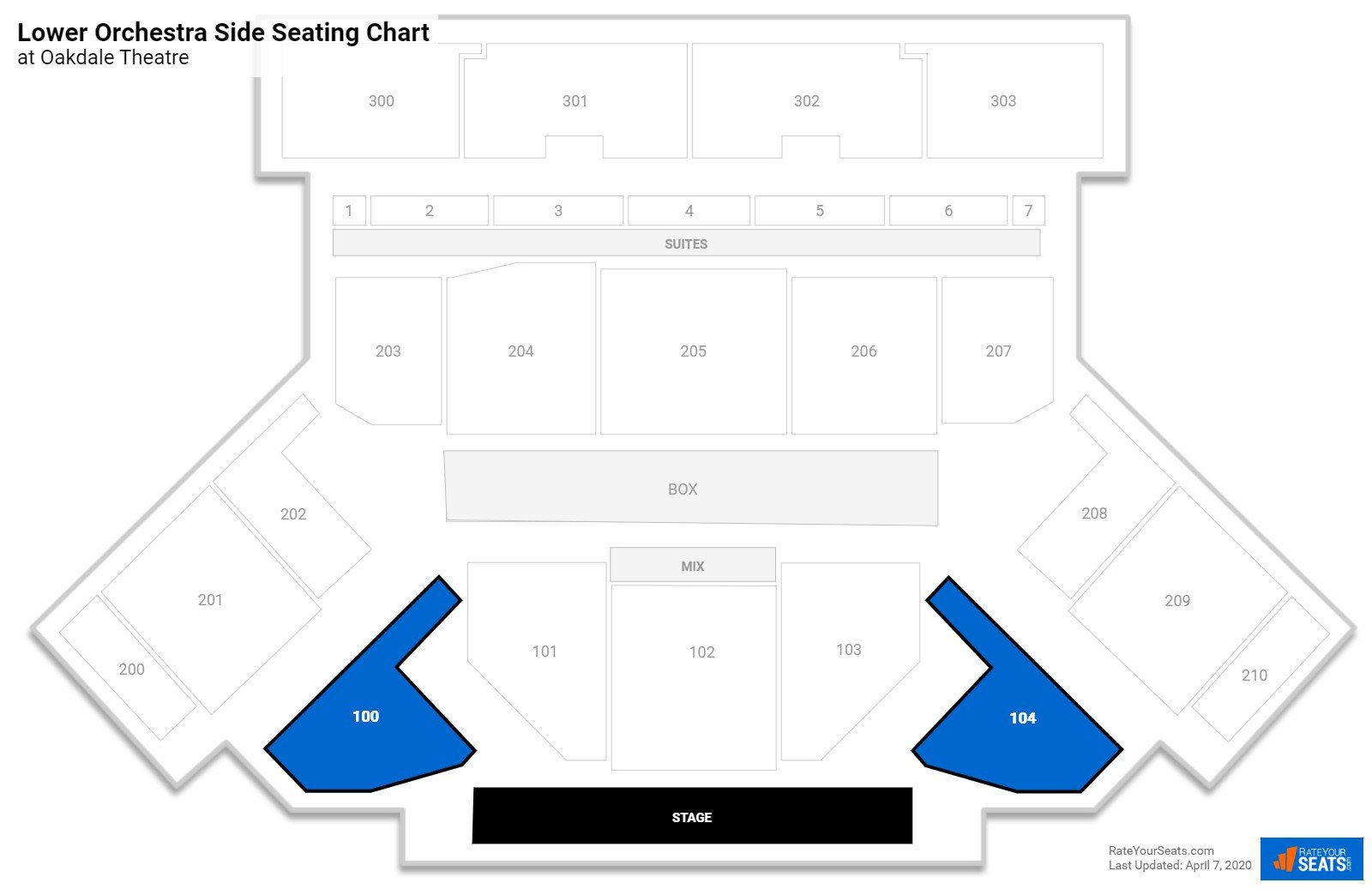 Oakdale Theatre Seating - RateYourSeats.com