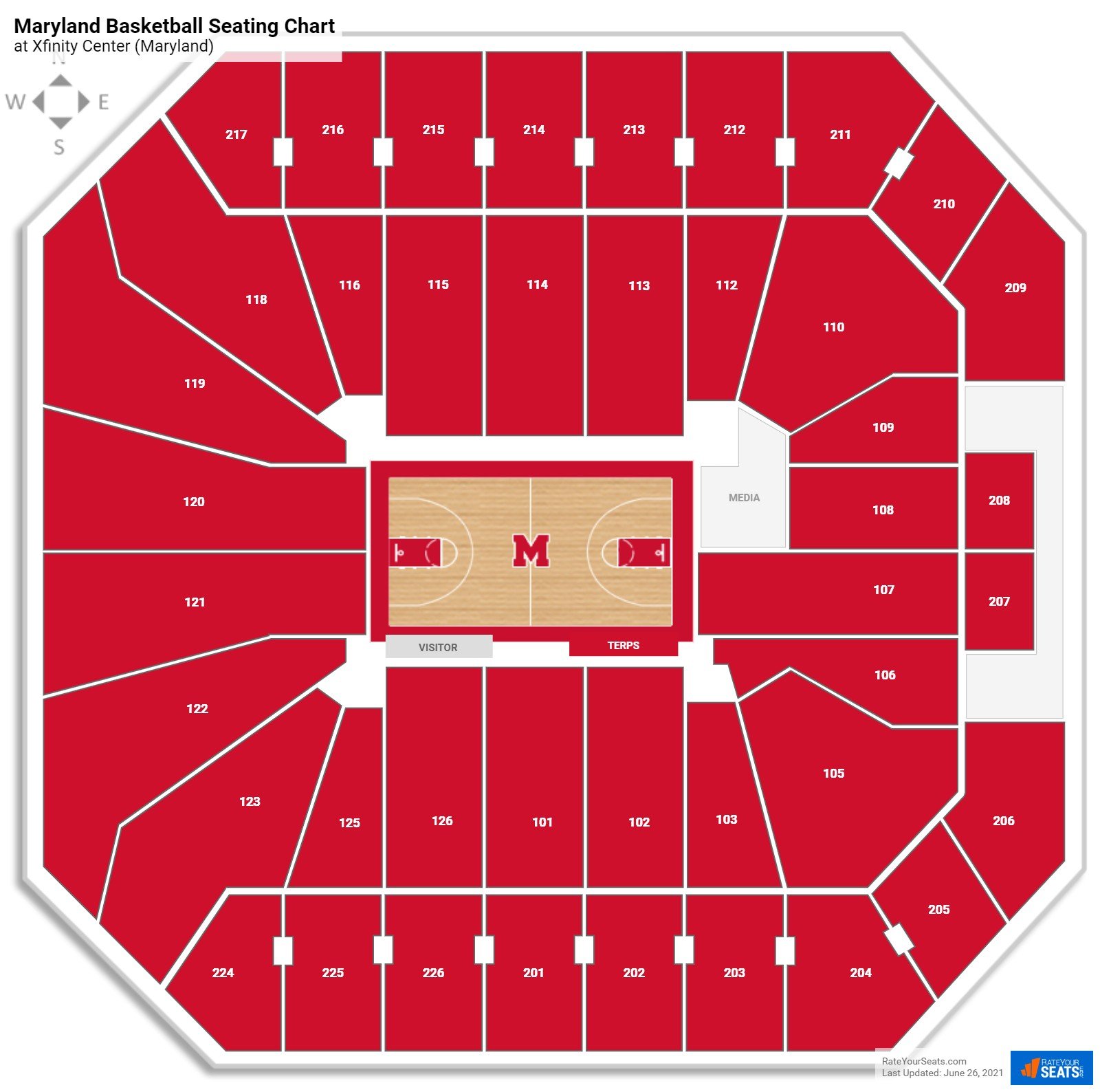 Xfinity Center Seating Chart | Cabinets Matttroy