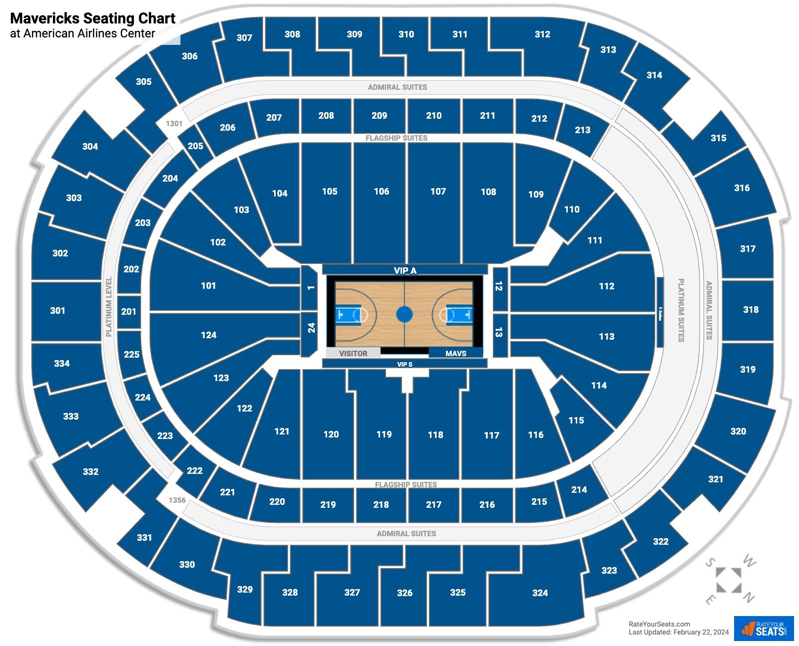American Airlines Center Seating Charts