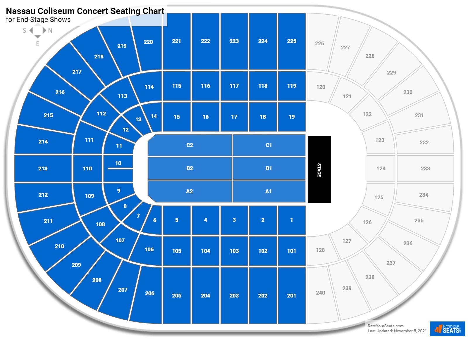 Nassau coliseum concert seating chart