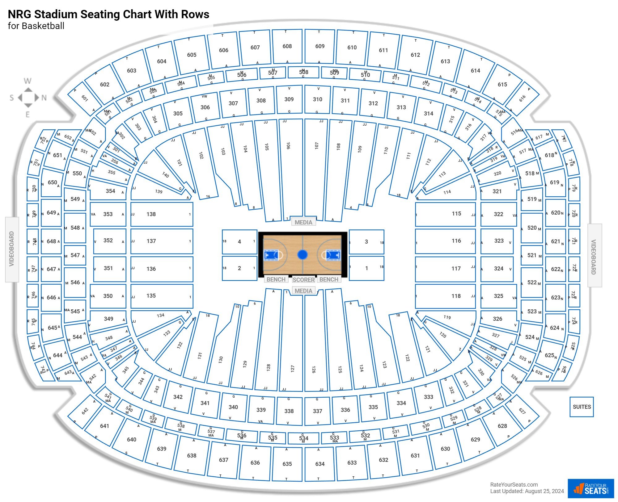 nrg stadium seating chart rows and seats Nrg stadium tickets nrg ...