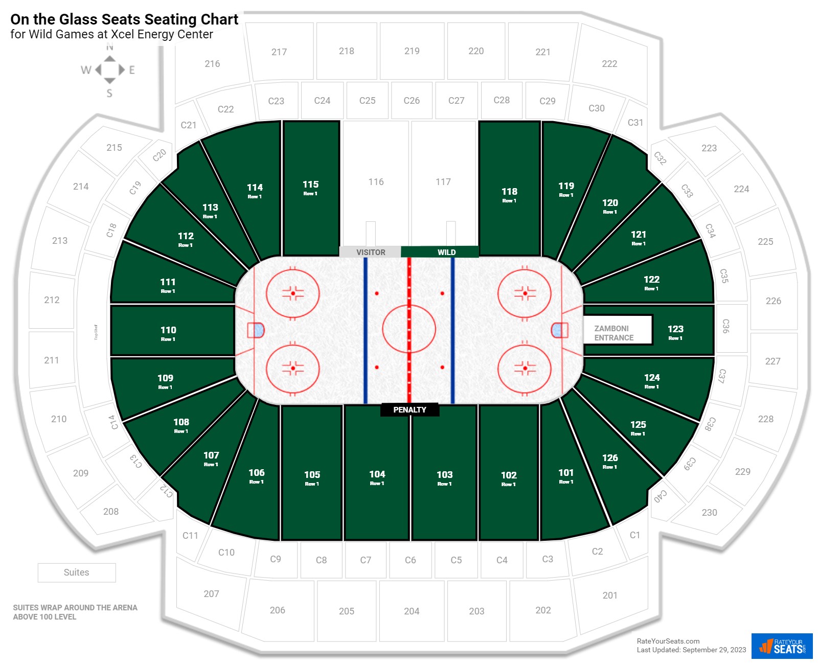 Xcel Energy Center Seating Charts 