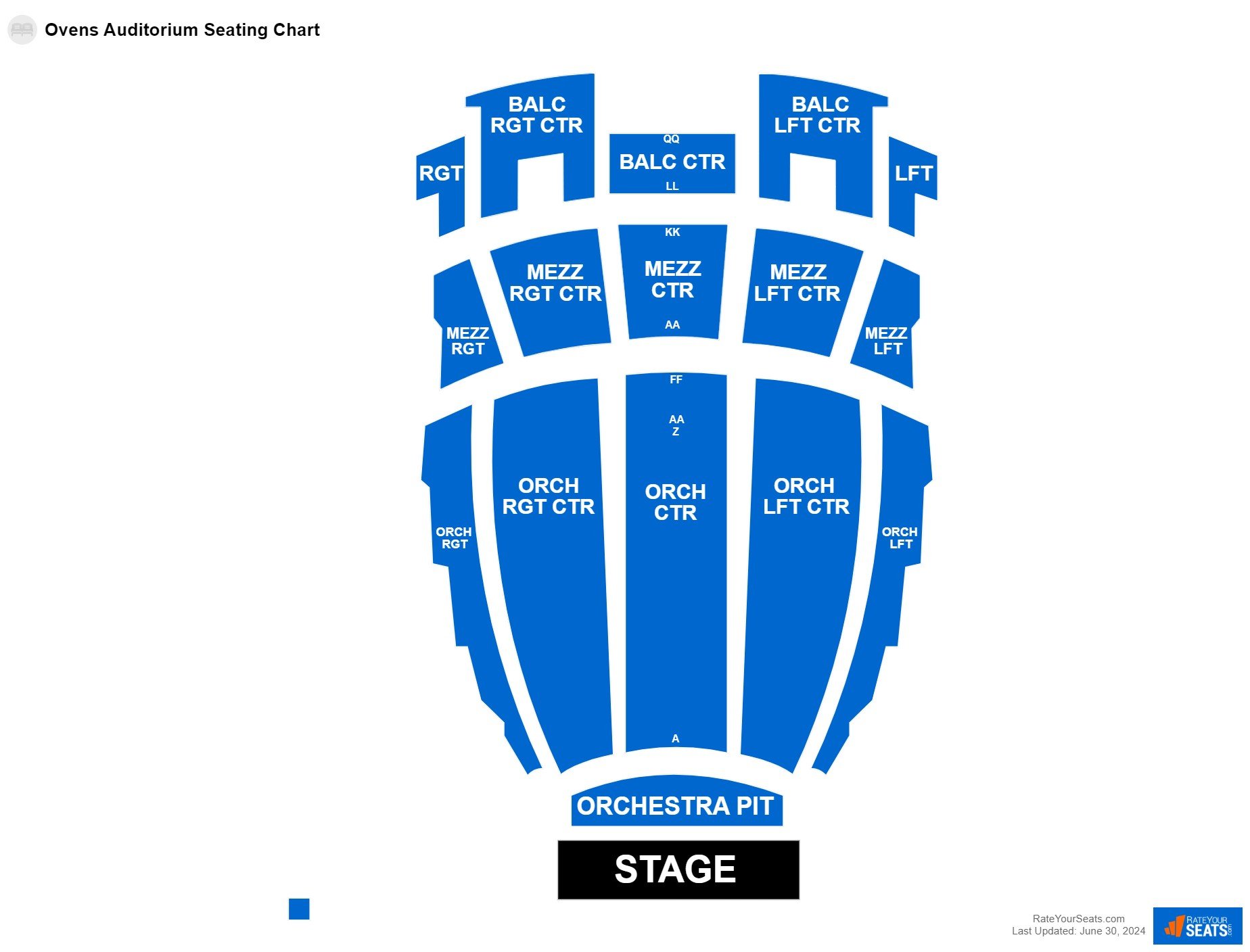 Ovens Auditorium Seating Chart - RateYourSeats.com