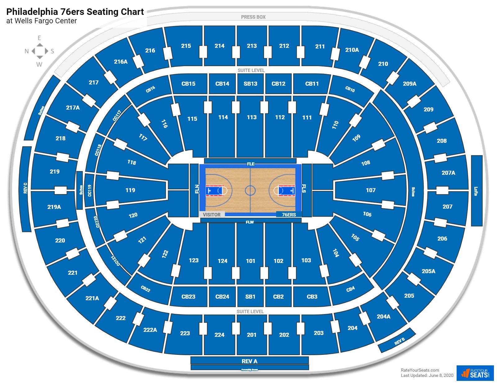 Phoenix Suns at Philadelphia 76ers Tickets - 11/4/23 at Wells Fargo Center  in Philadelphia, PA