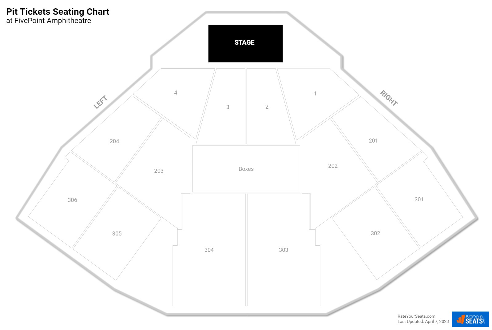 FivePoint Amphitheatre Pit Tickets