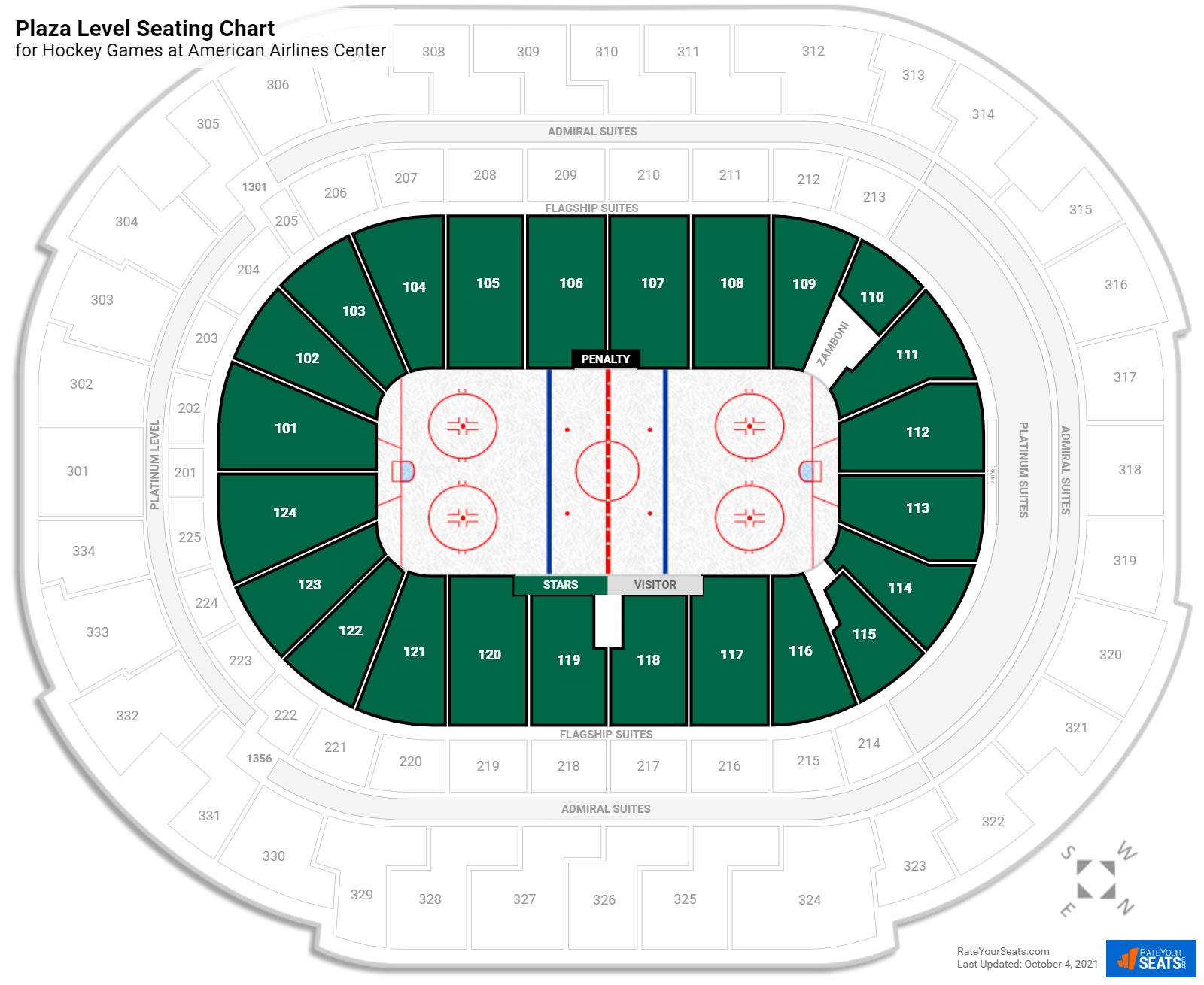 american airlines seating chart hockey