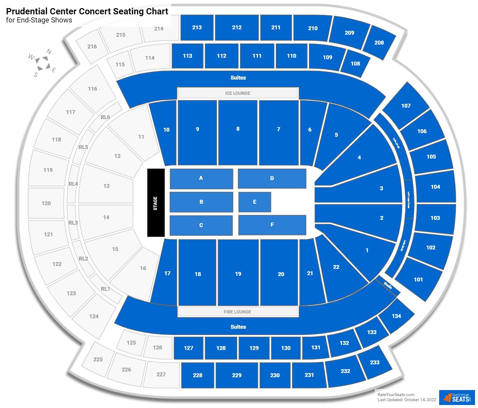Prudential Center Seating Chart