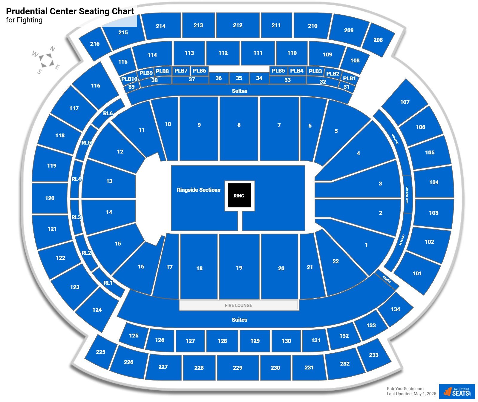 Prudential Center Fighting Seating Chart