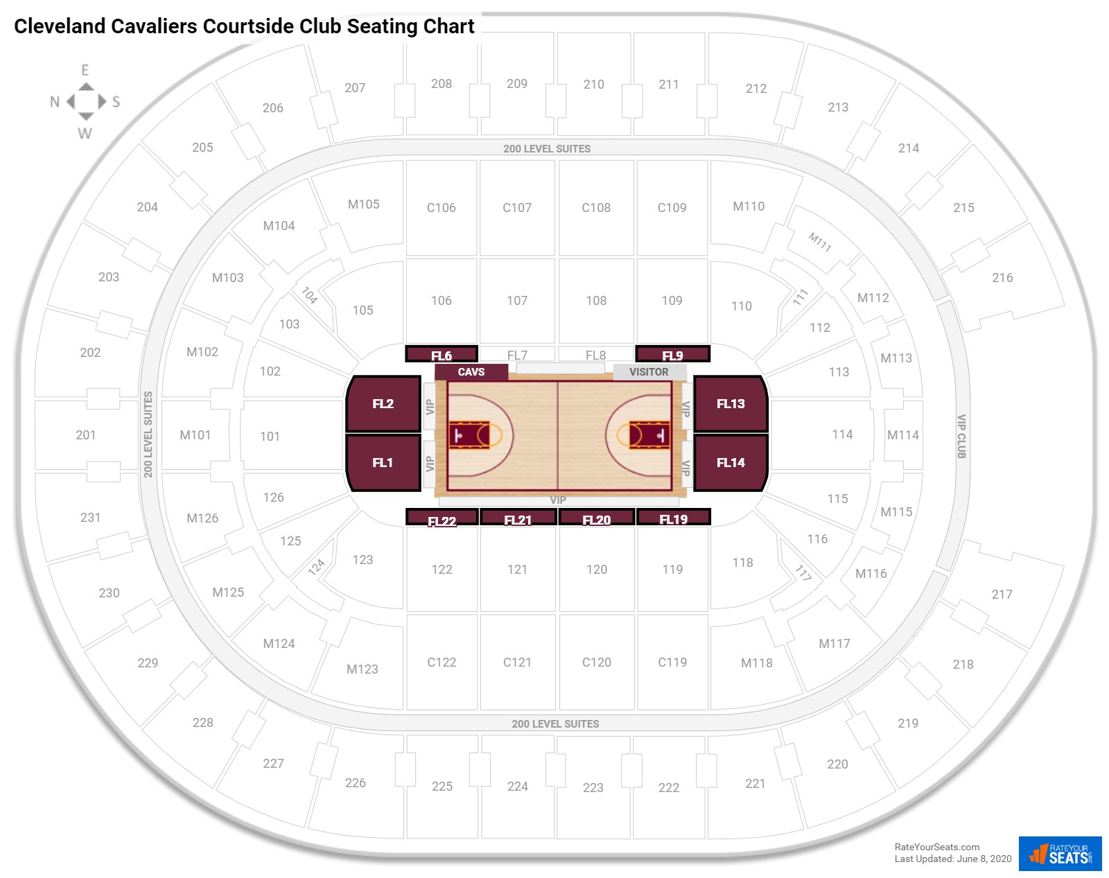 Club and Premium Seating at Quicken Loans Arena - RateYourSeats.com