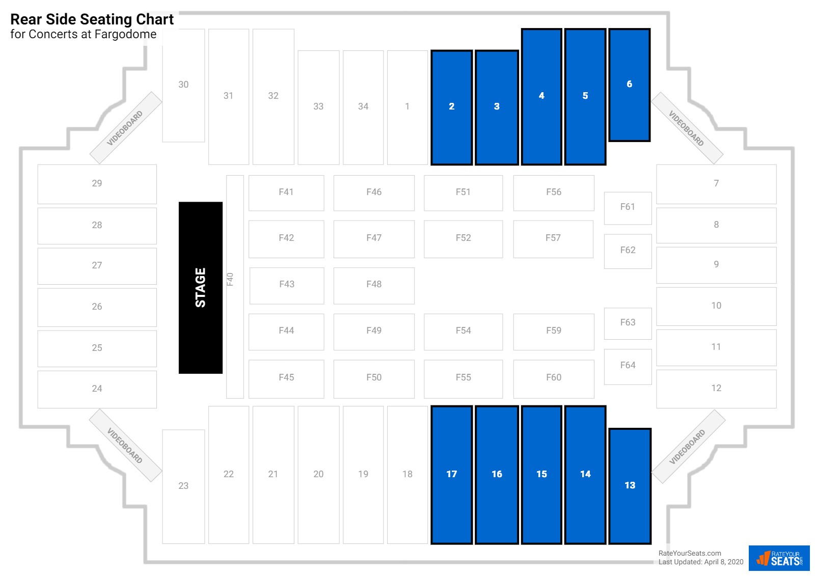 Fargodome Seating