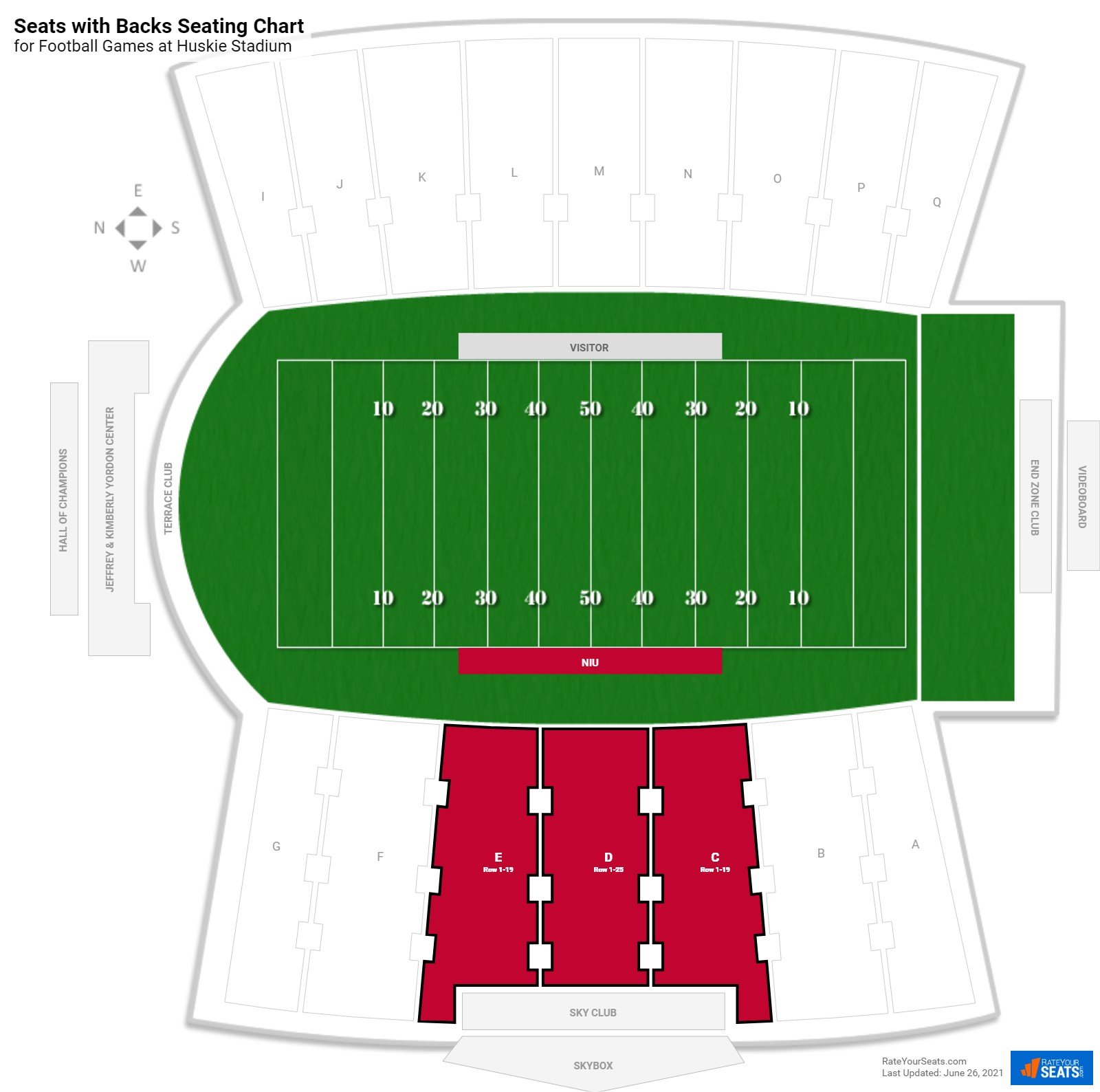 Uw Husky Football Stadium Seating Chart