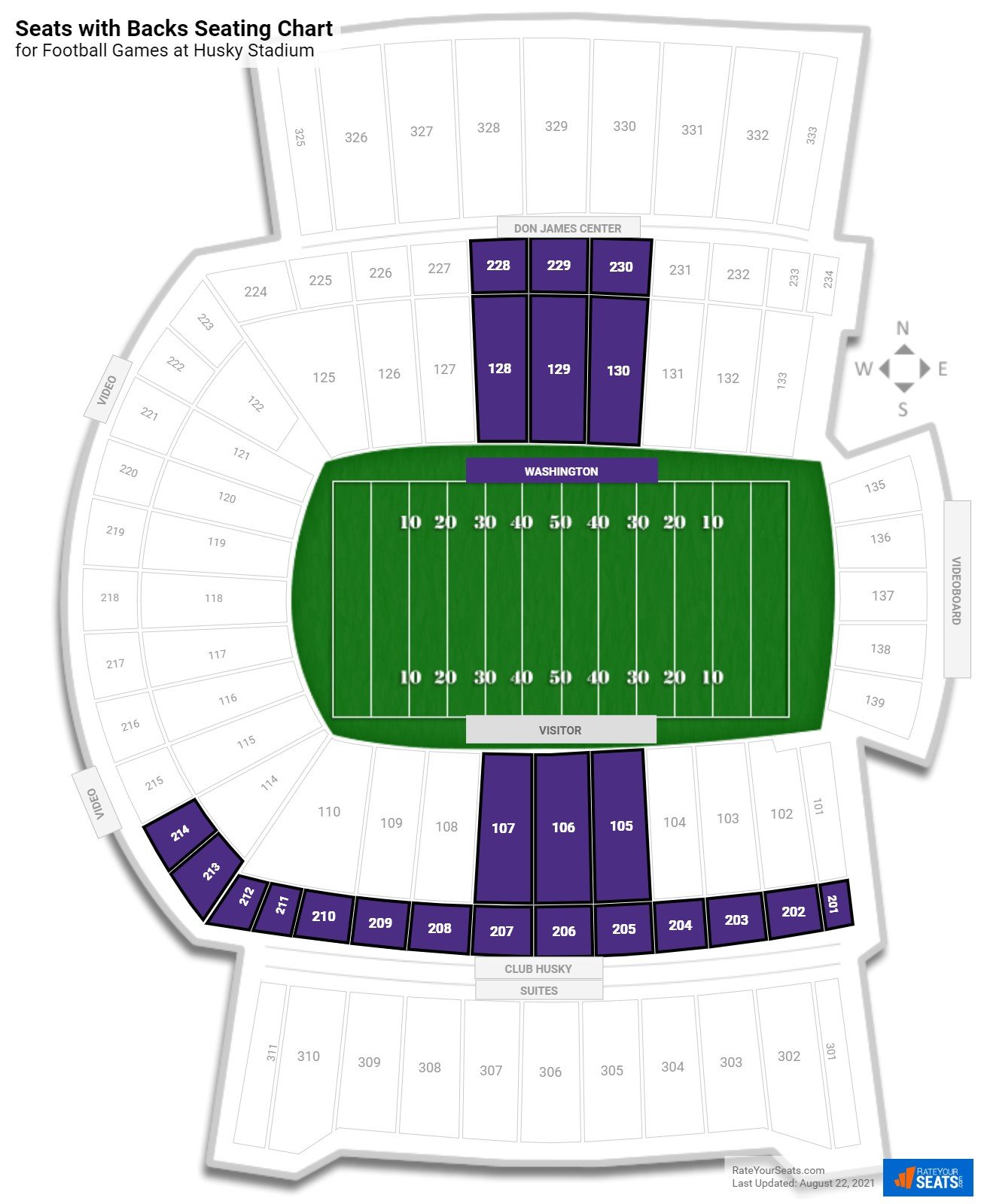 Husky Football Stadium Seating Chart