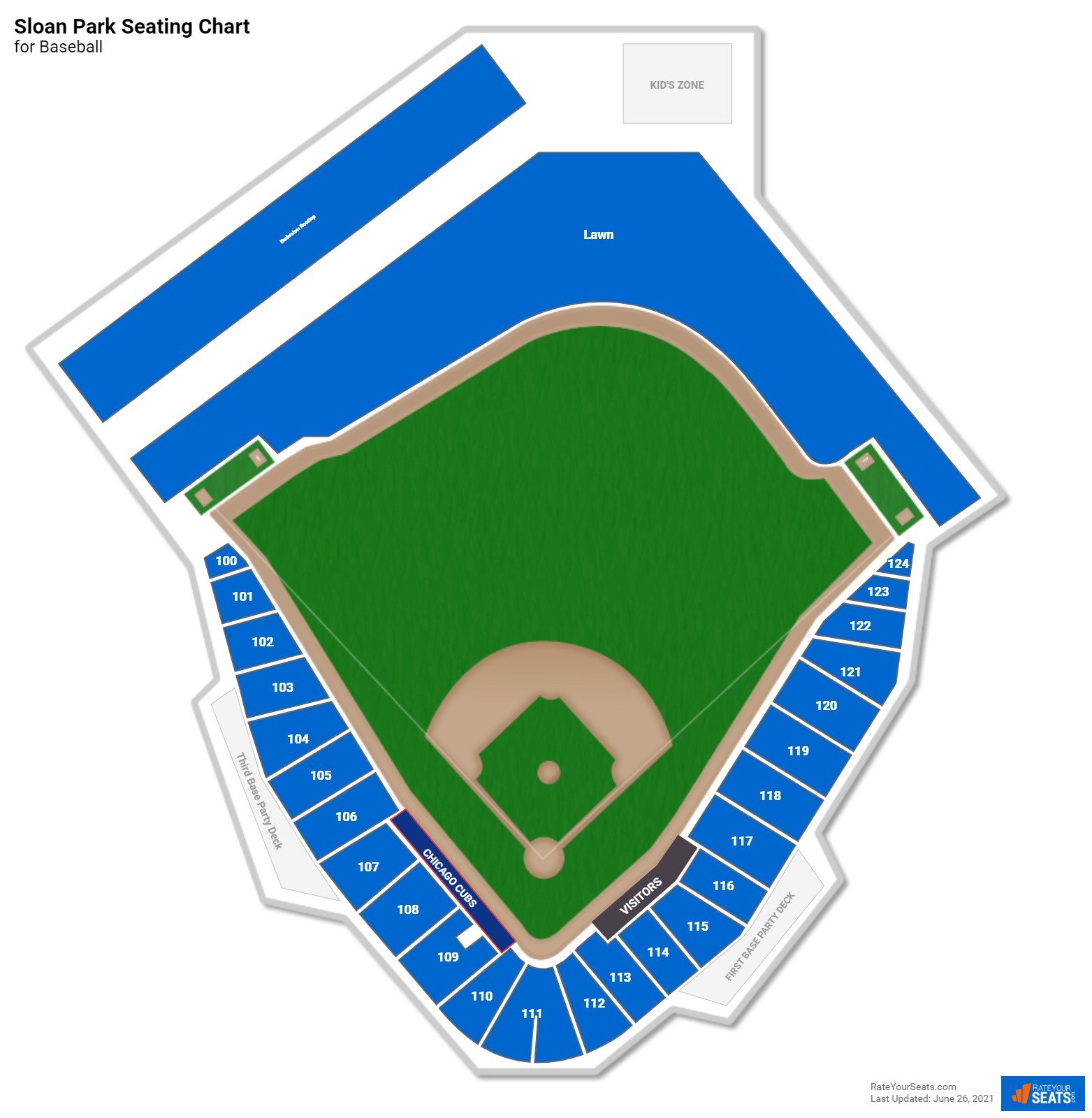 Sloan Park Seating Chart 