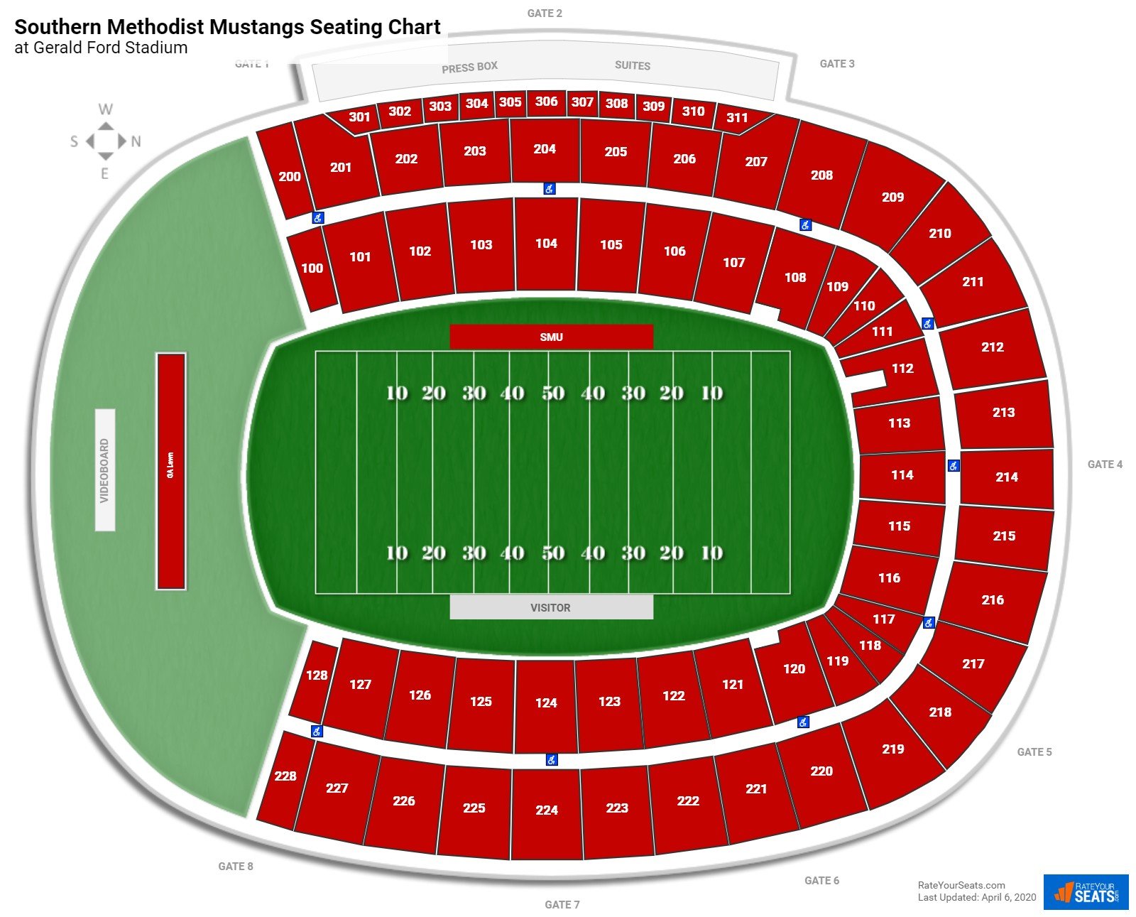Ford Stadium Seating Chart At Smu | Brokeasshome.com