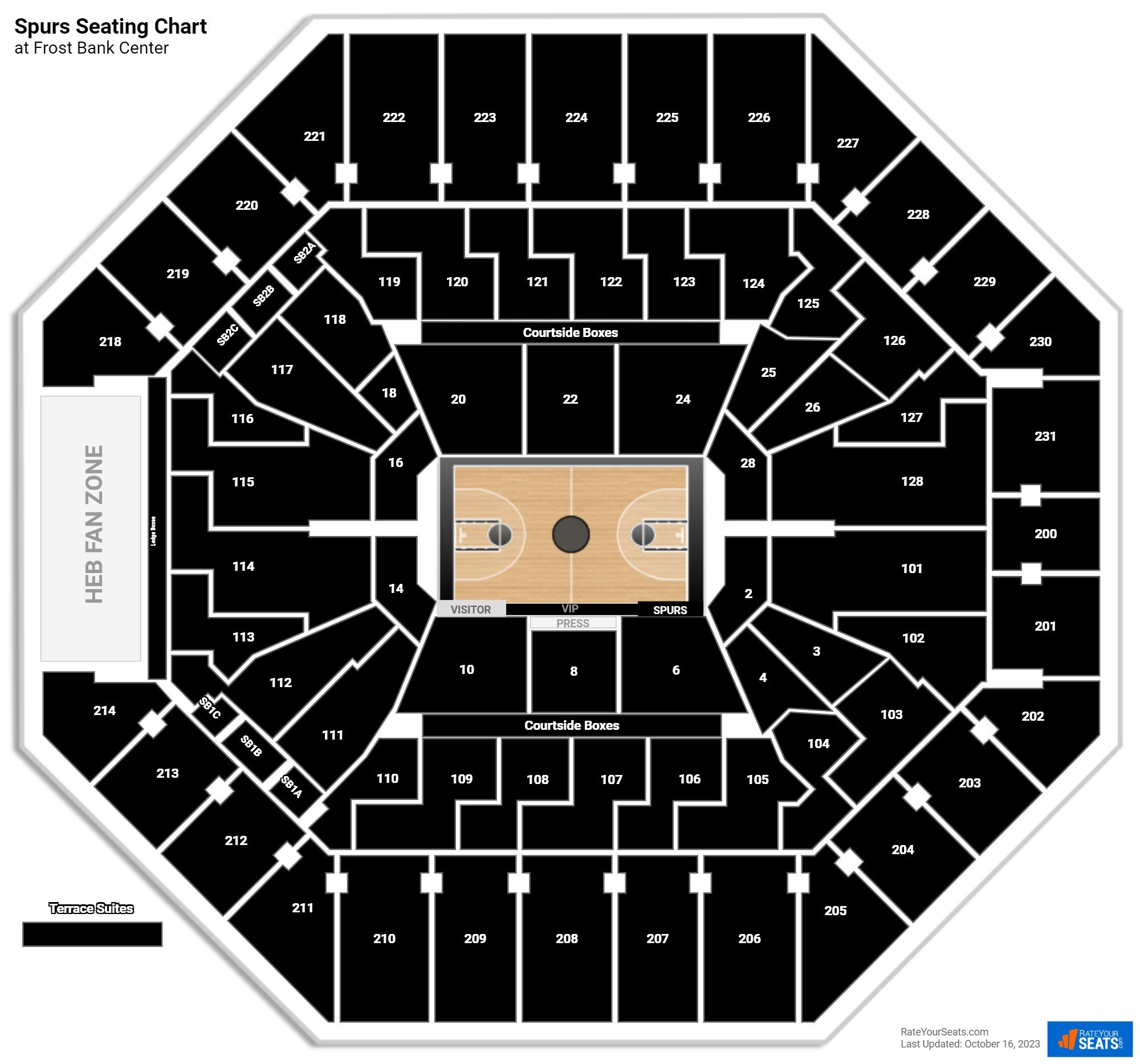Frost Bank Center Seating Charts - RateYourSeats.com