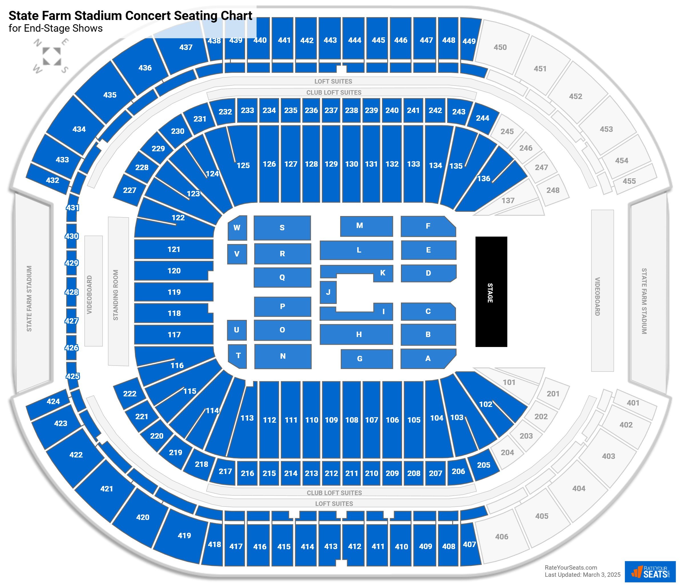 Arizona Cardinals Seating Chart 