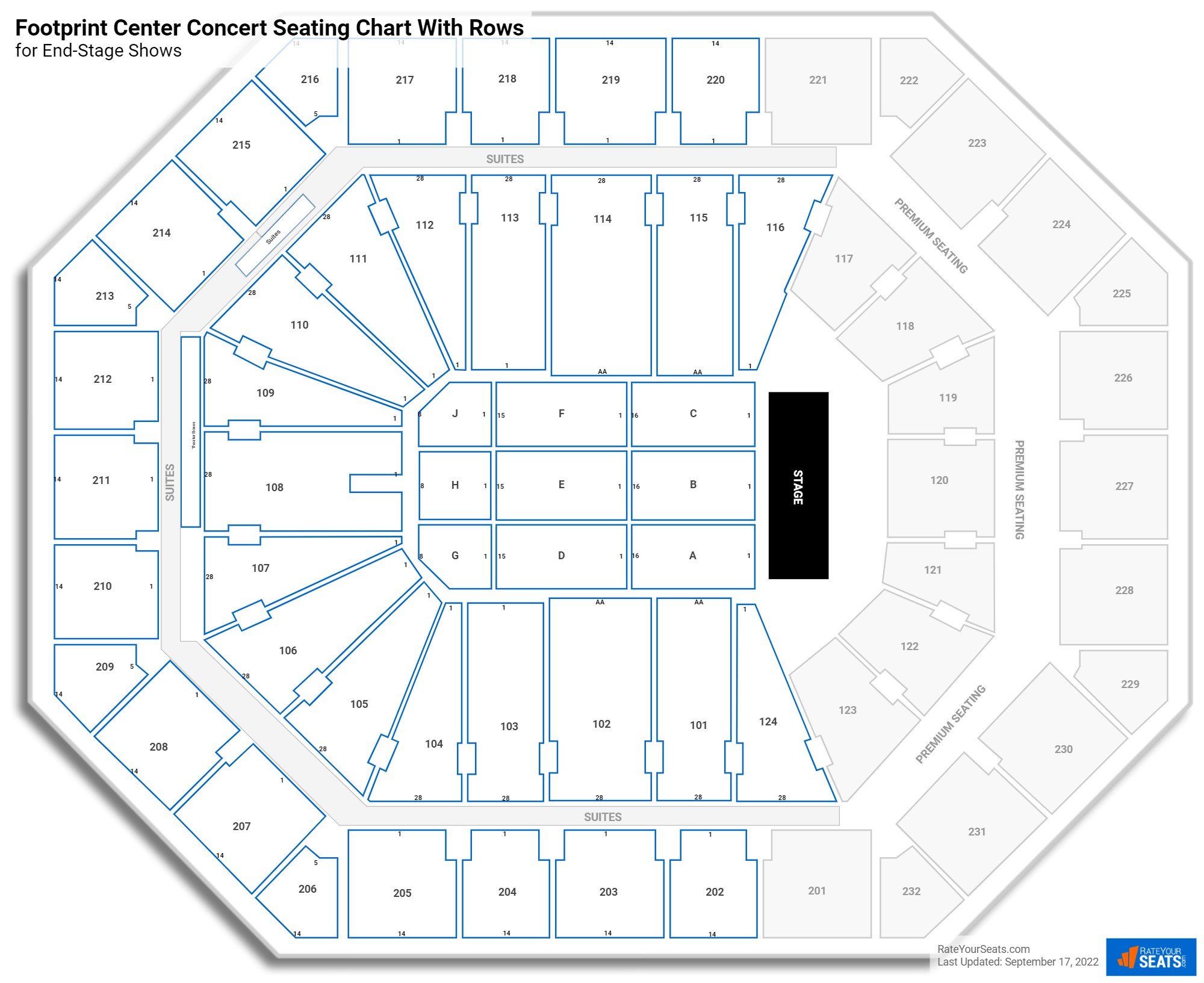 French Resort Concert Seating Chart