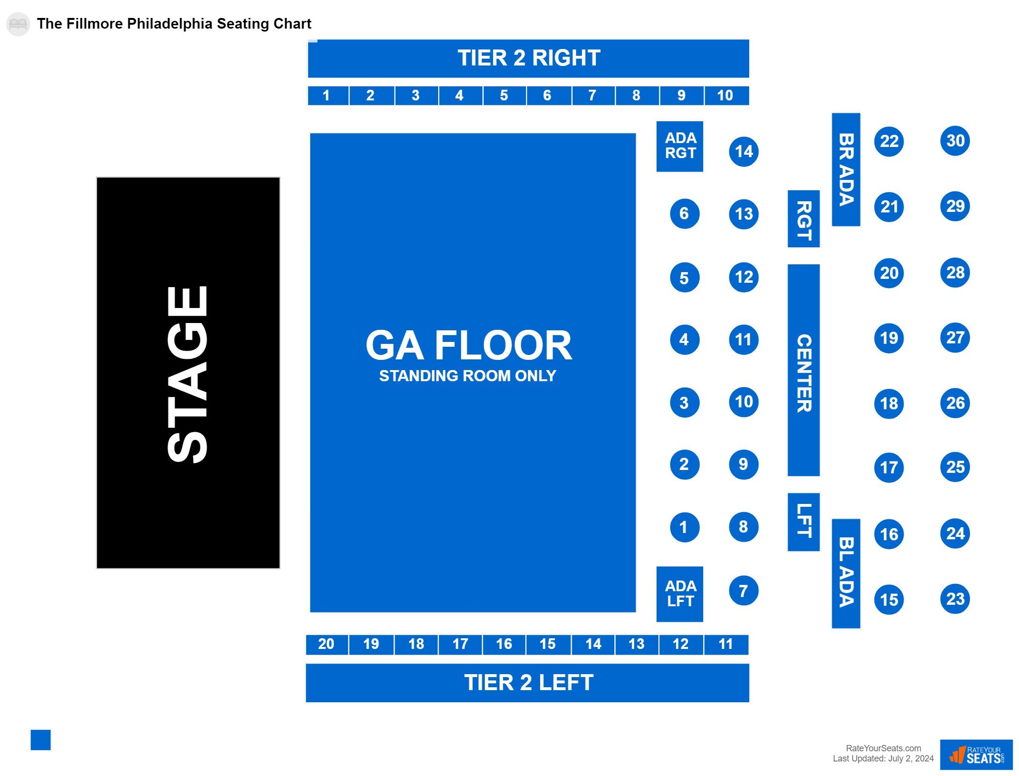 The Fillmore Philadelphia Seating Chart - RateYourSeats.com