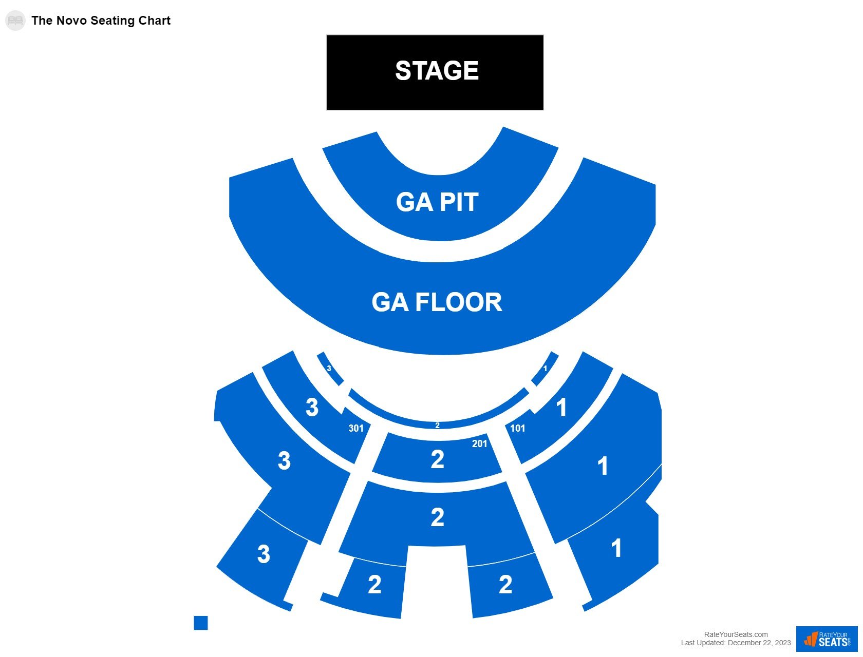 The Novo Seating Chart RateYourSeats