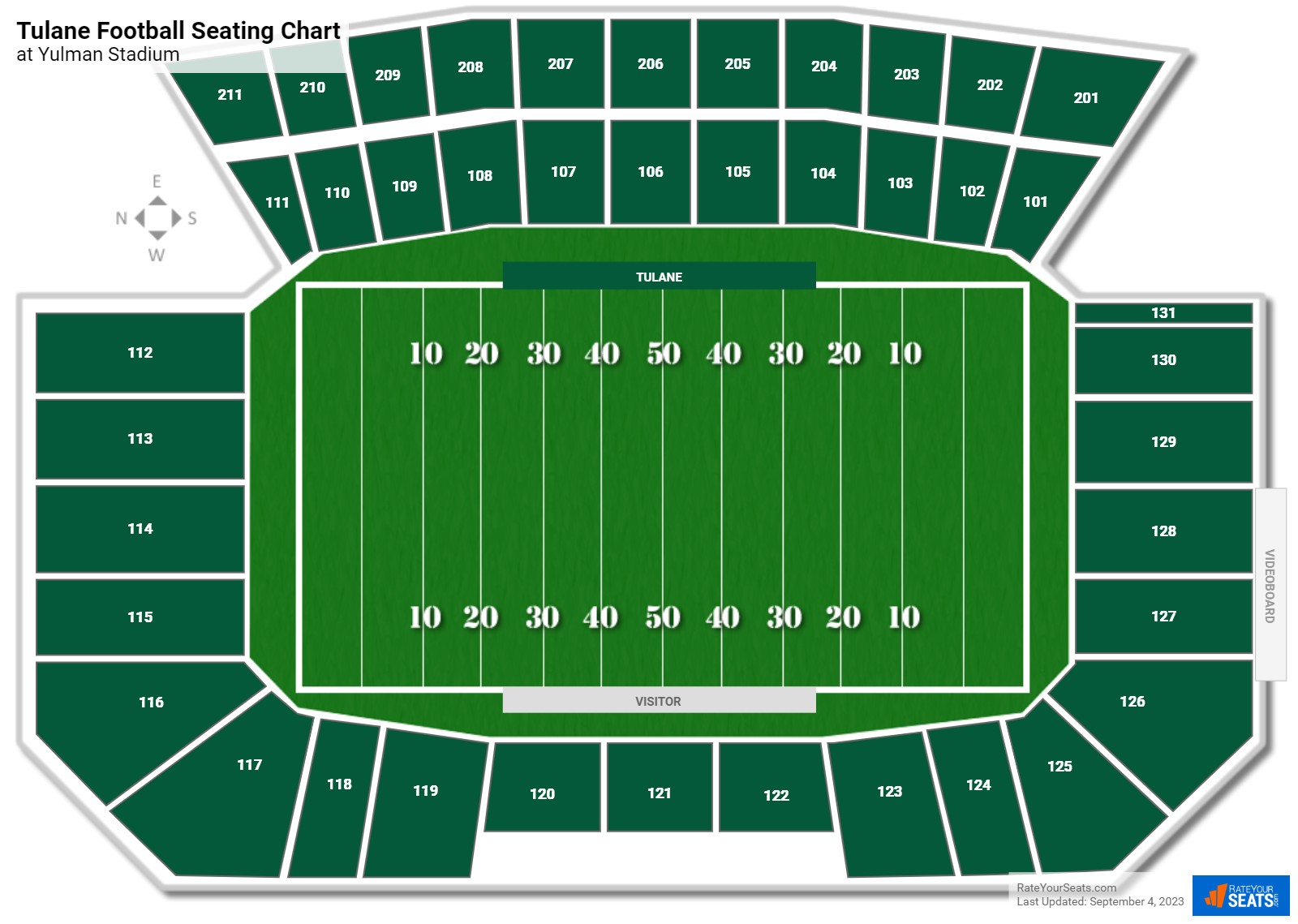 Yulman Stadium Seating Chart