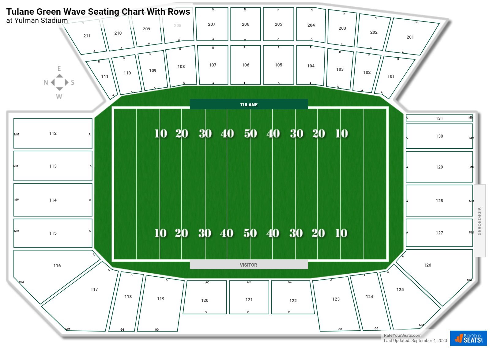 TCU Stadium Seating Chart