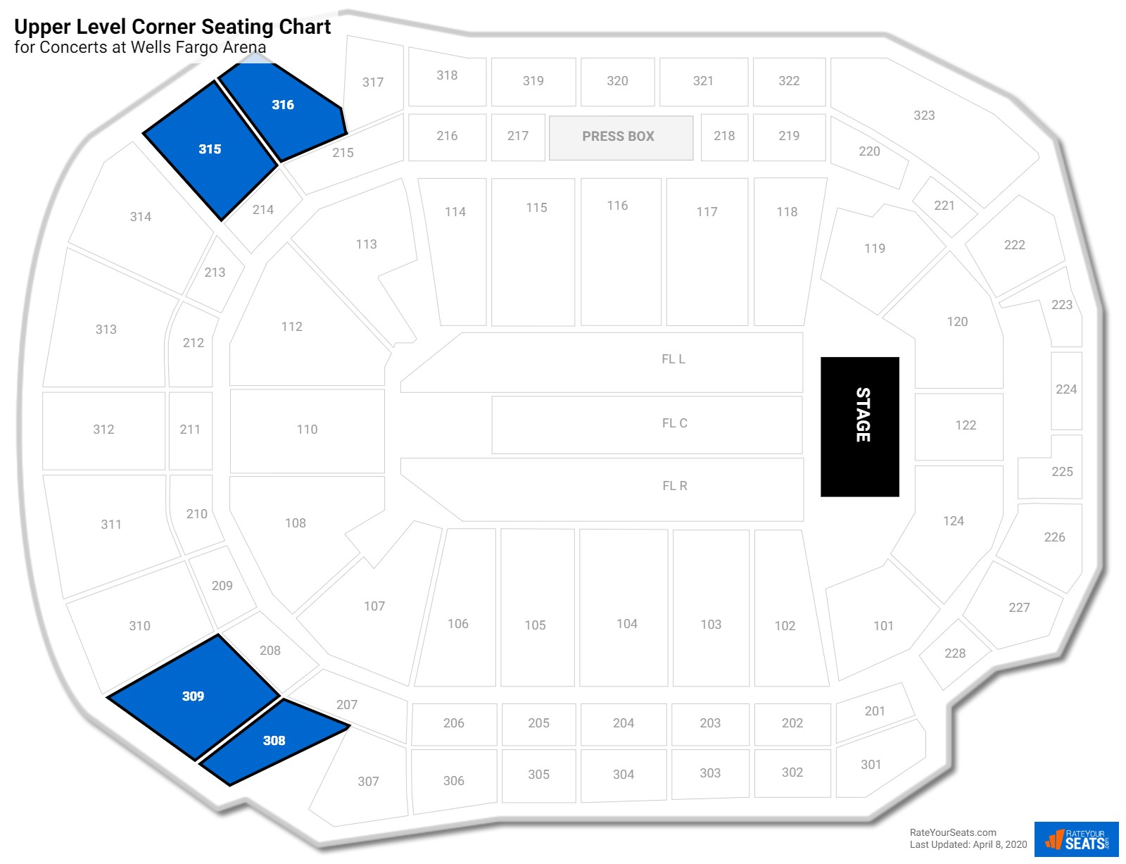 Wells Fargo Arena Seating For Concerts