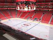 Little Caesars Arena, section 218, home of Detroit Pistons, Detroit Red  Wings, page 1