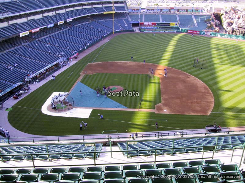 Shaded and Covered Seating at Angel Stadium 