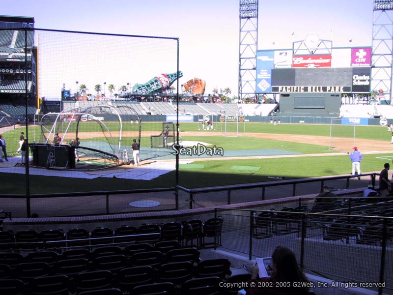 Oracle Park, section 112, home of San Francisco Giants, page 1