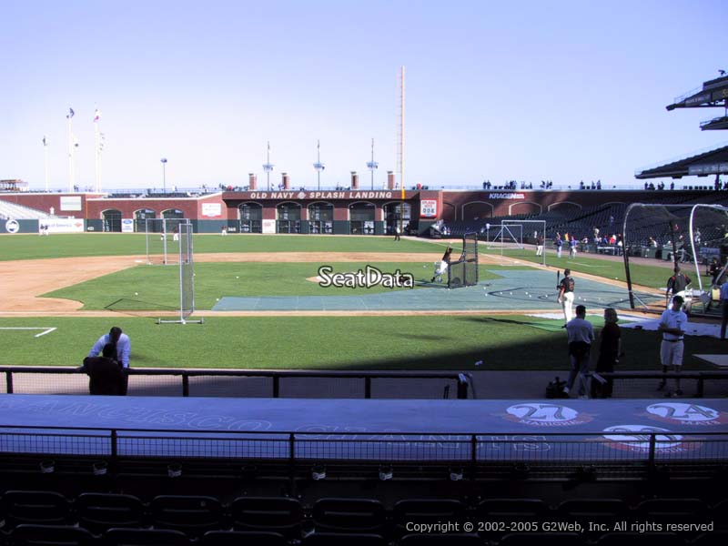 Section 122 at Oracle Park 