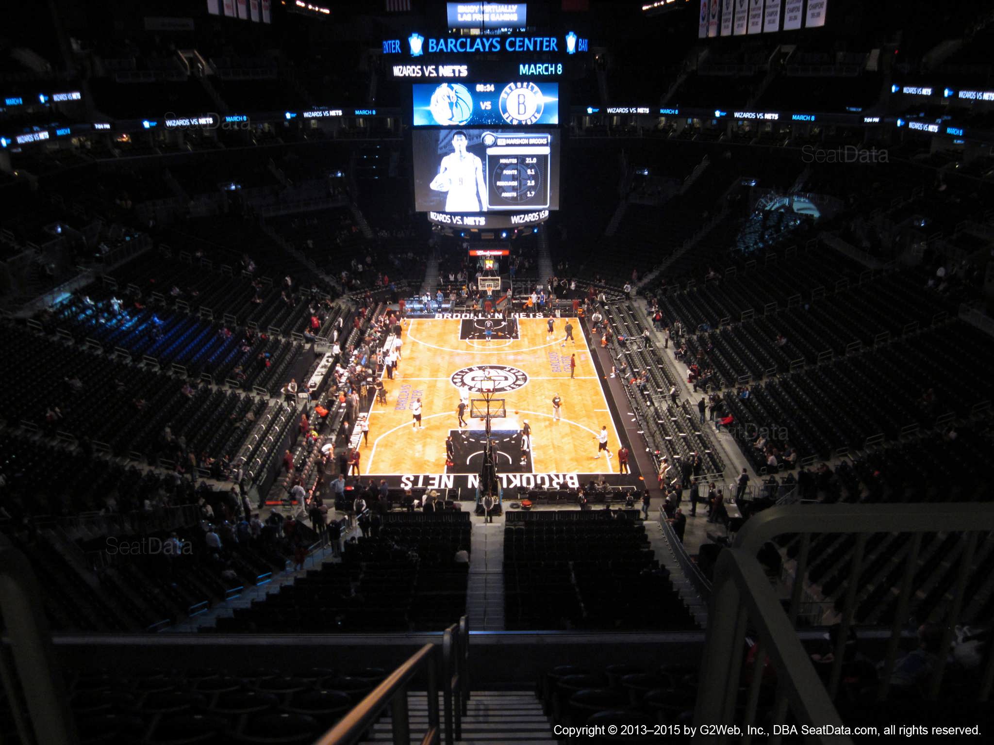 Barclays Center Section 201 - Brooklyn Nets - RateYourSeats.com