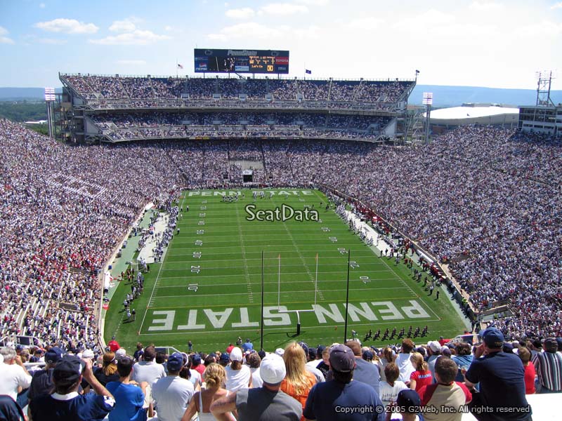 Beaver Stadium Seating Chart With Rows