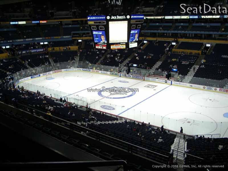 Bridgestone Arena Section 212 - Nashville Predators - RateYourSeats.com