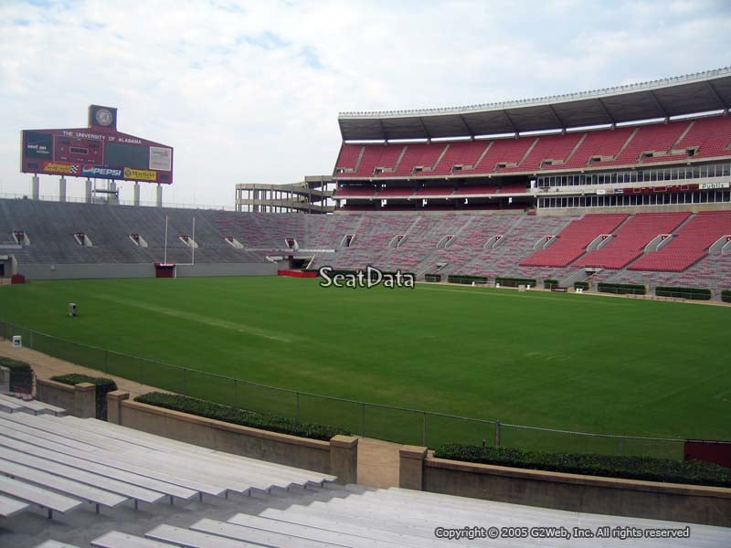 Bryant-Denny Stadium Section MM - RateYourSeats.com