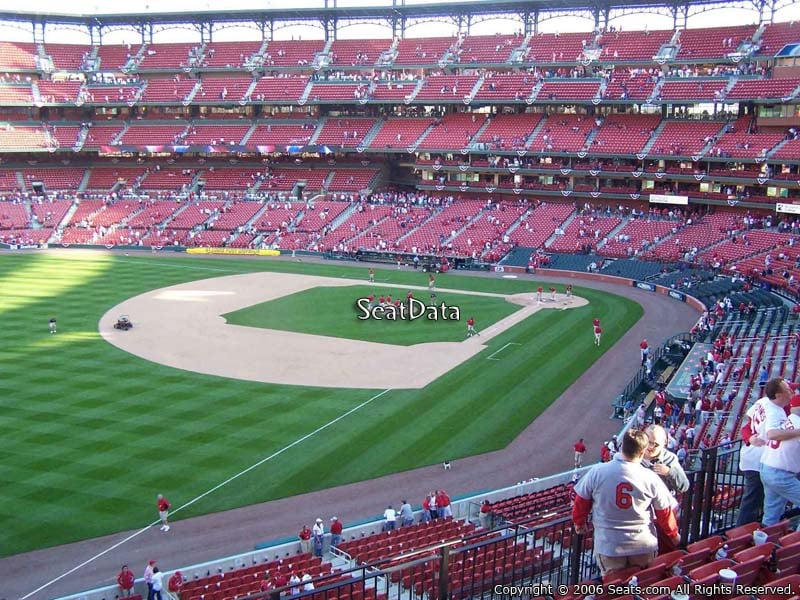 Left Field from Home Plate at Busch Stadium -- St. Louis, …