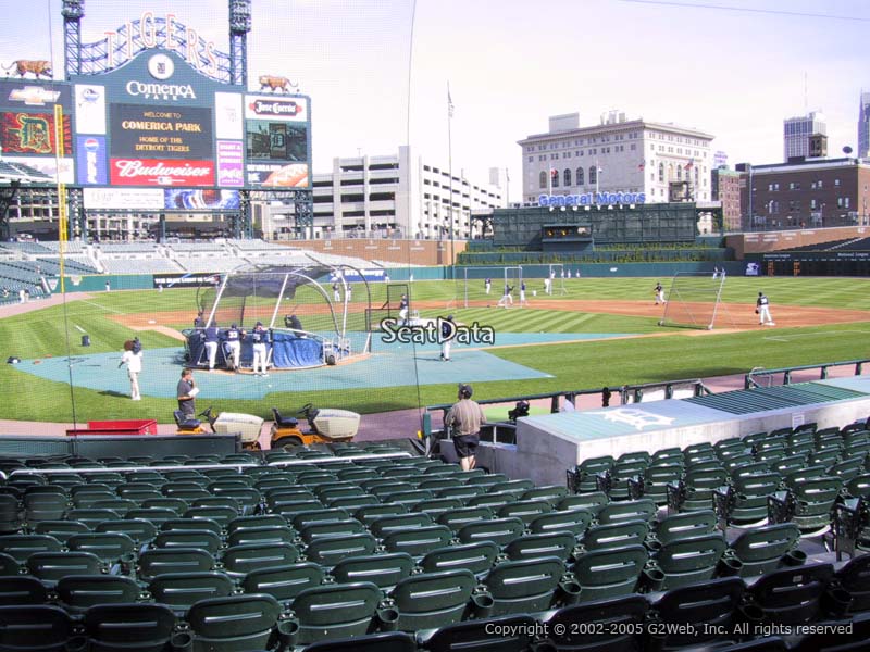 On-Deck Circle Seats at Comerica Park 