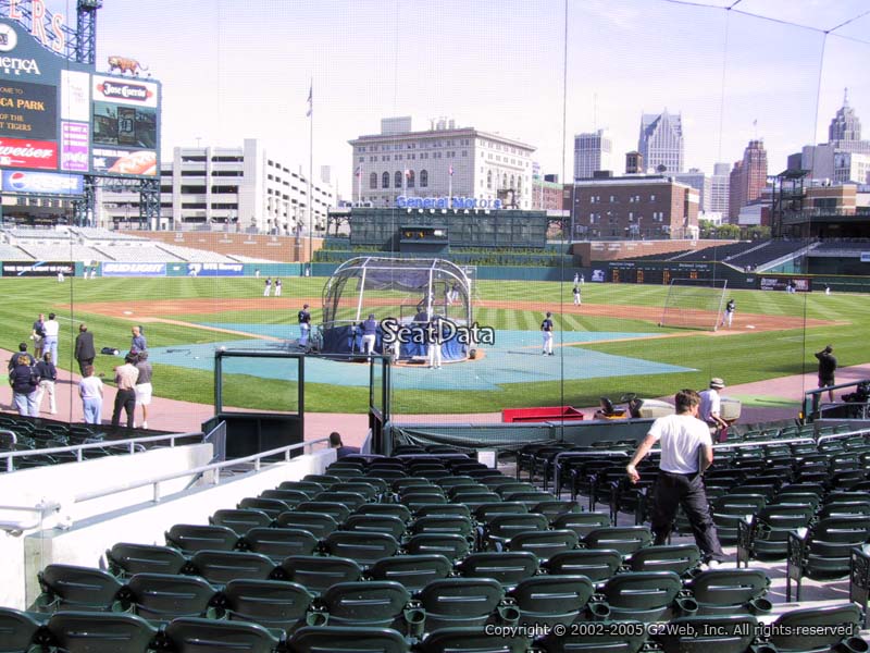 On-Deck Circle Seats at Comerica Park 