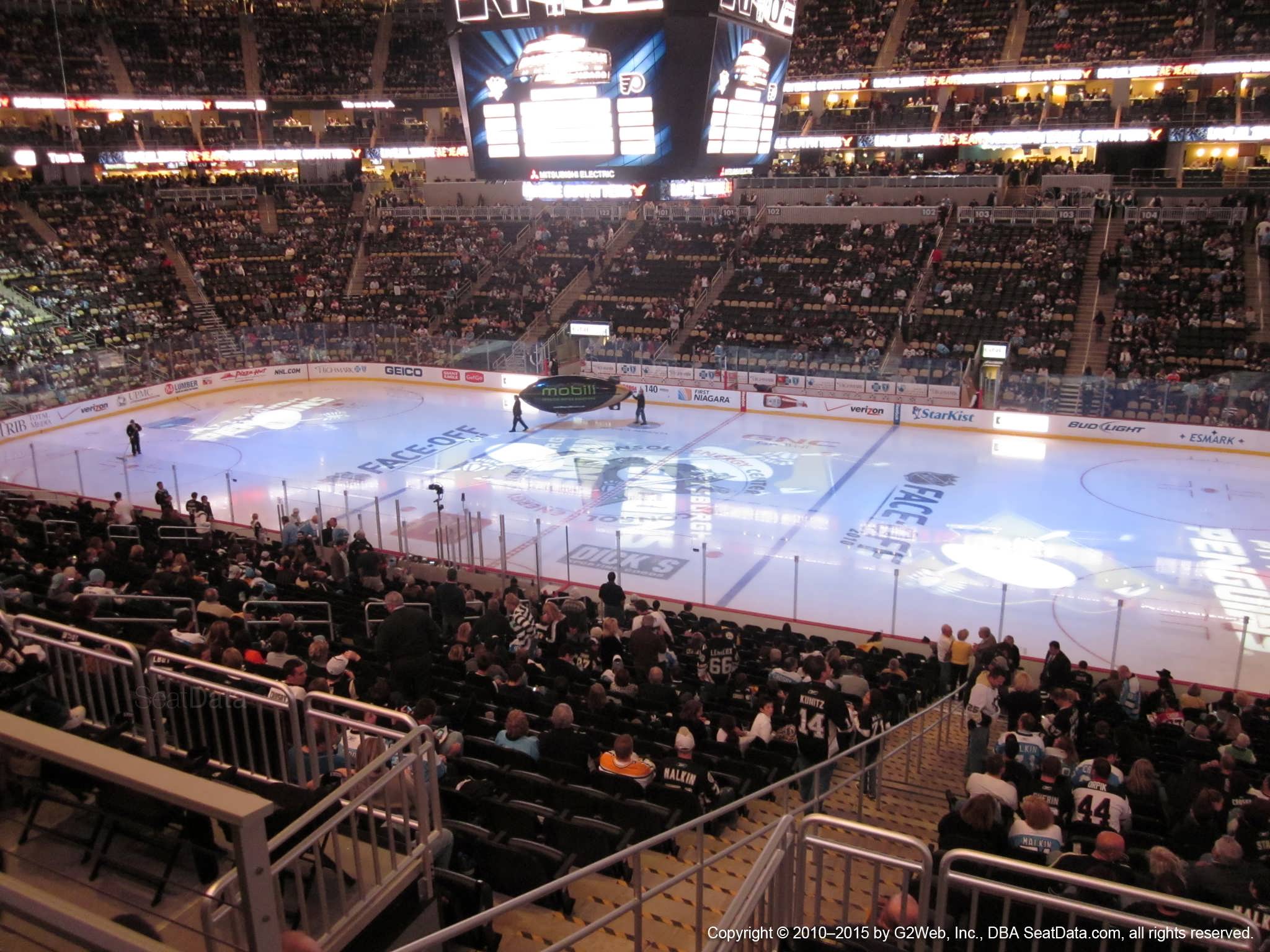 Ppg Paints Arena Seating Chart For Hockey Games