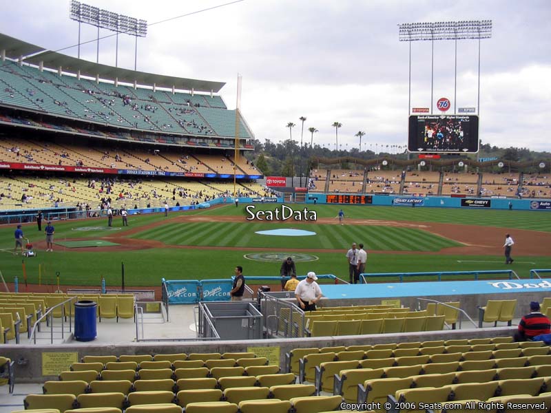 LOS ANGELES, CA - APRIL 14: General view of the right field