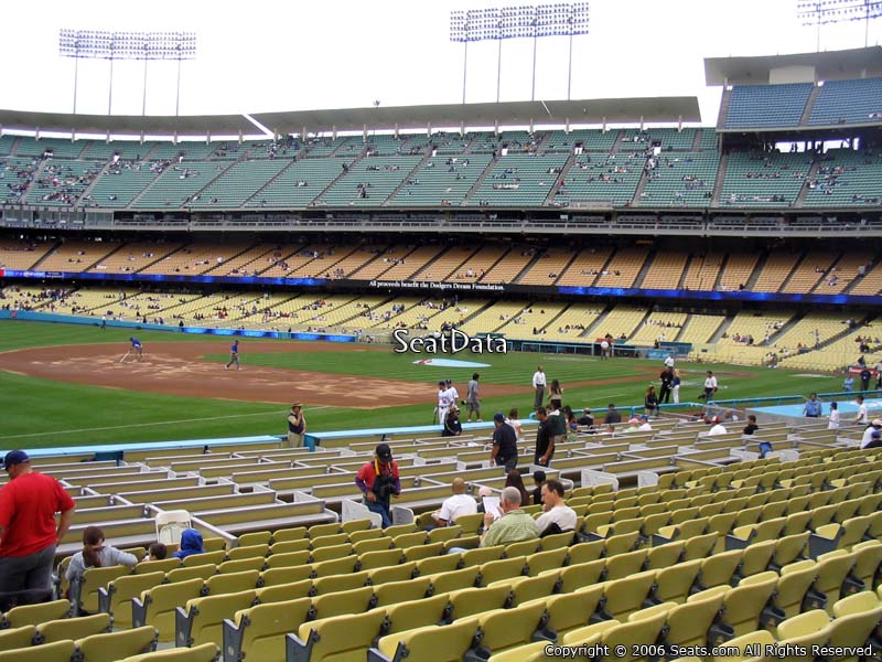 Section 37 at Dodger Stadium 